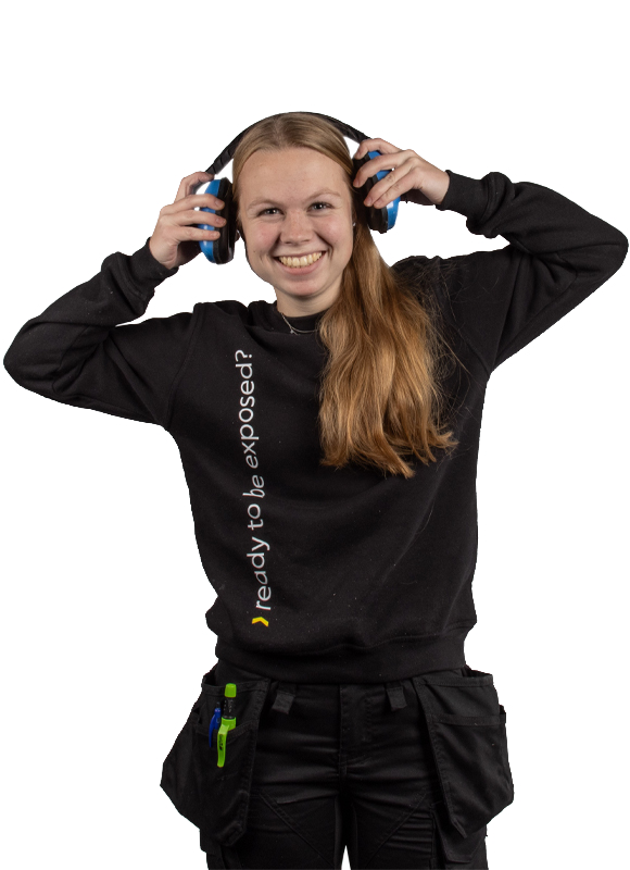 KOP - COLLEGA - SHARON - ACHTERGROND VRIJ 02