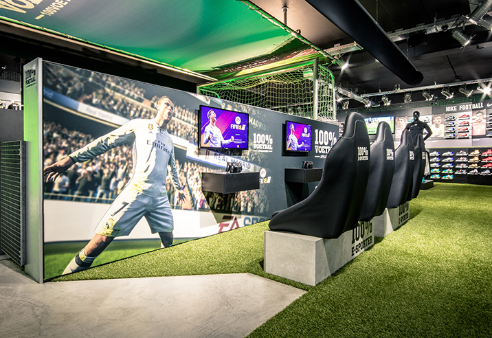 Interieurbouw voor 100% voetbal