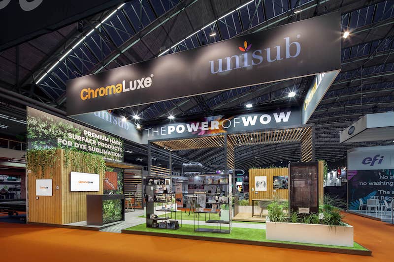 Standbouw Amsterdam voor Chromalux op de Fespa