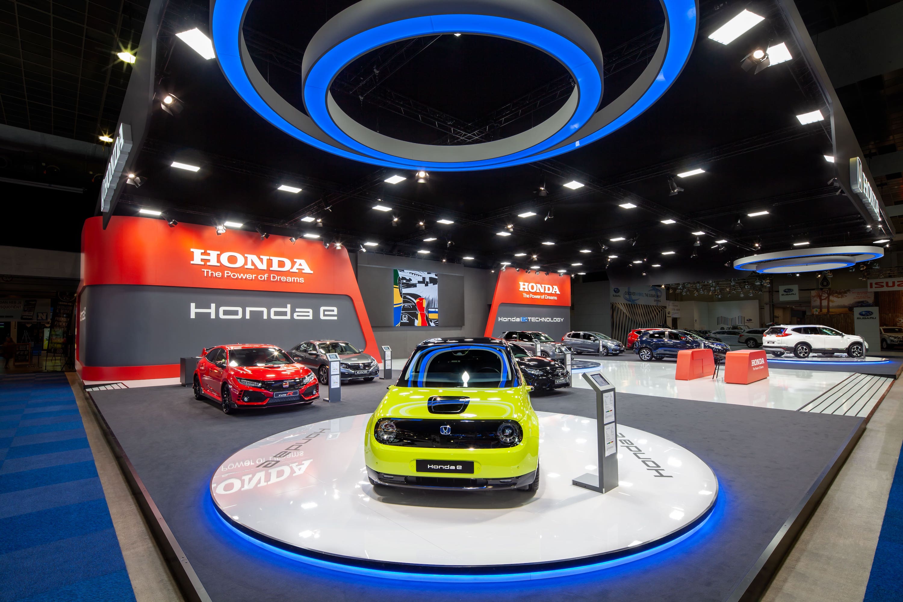 Exhibition stand Honda Cars Autosalon 2020 Brussel