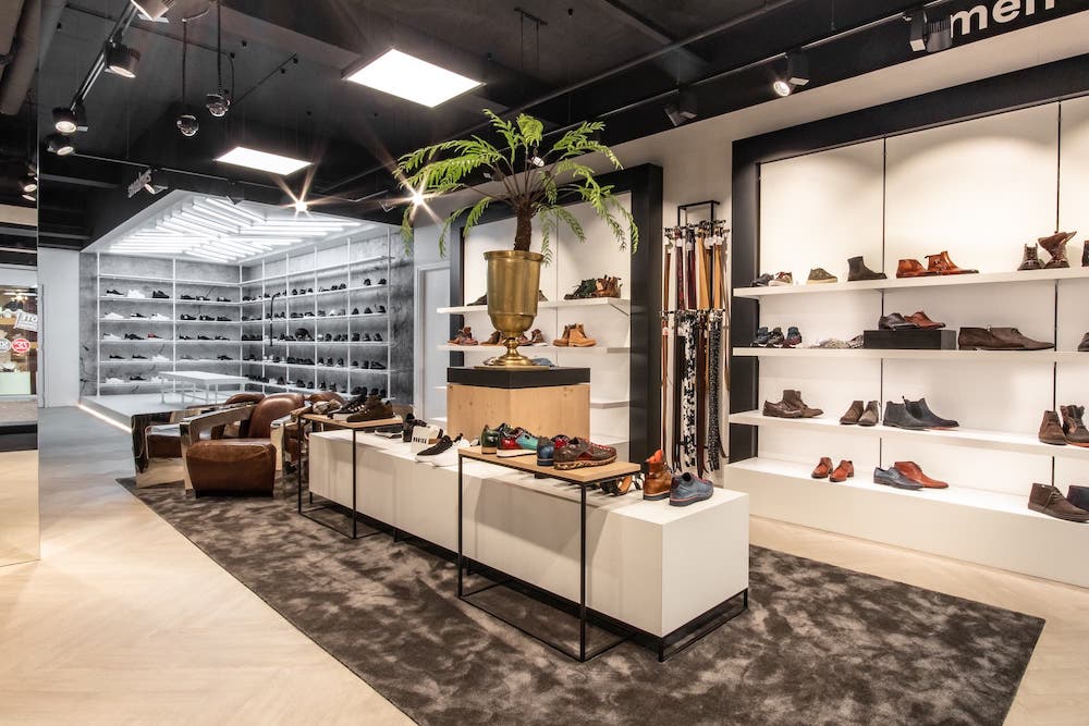 Interieurbouw winkel Oxener schoenen