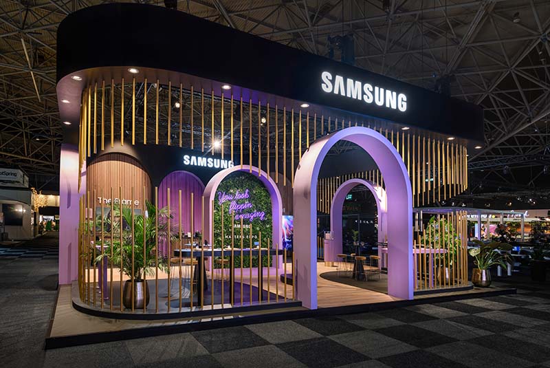 Samsung Exhibition stand