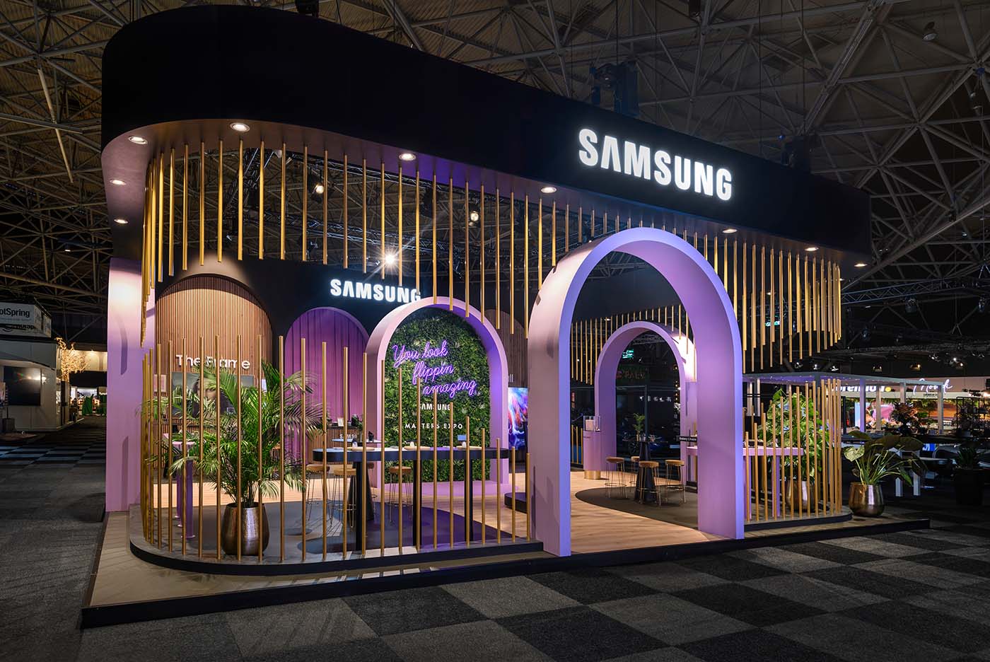 Exhibition stand Samsung